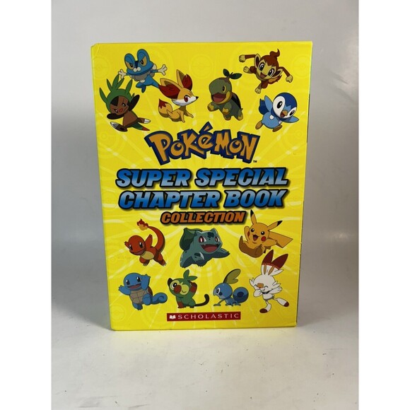 Pokemon Super Special Chapter Book Box Set by Jeanette Lane 4 Book Set Exc Cond - Picture 1 of 3